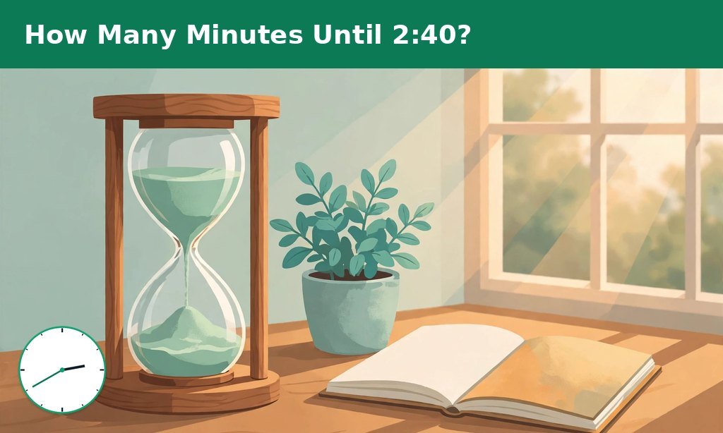 A wooden hourglass with mint green sand next to a plant and an open book by a window